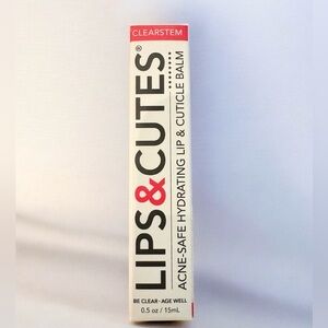 NWT Clearstem Lips & Cutes Acne-Safe Hydrating Lip & Cuticle Balm 15mL